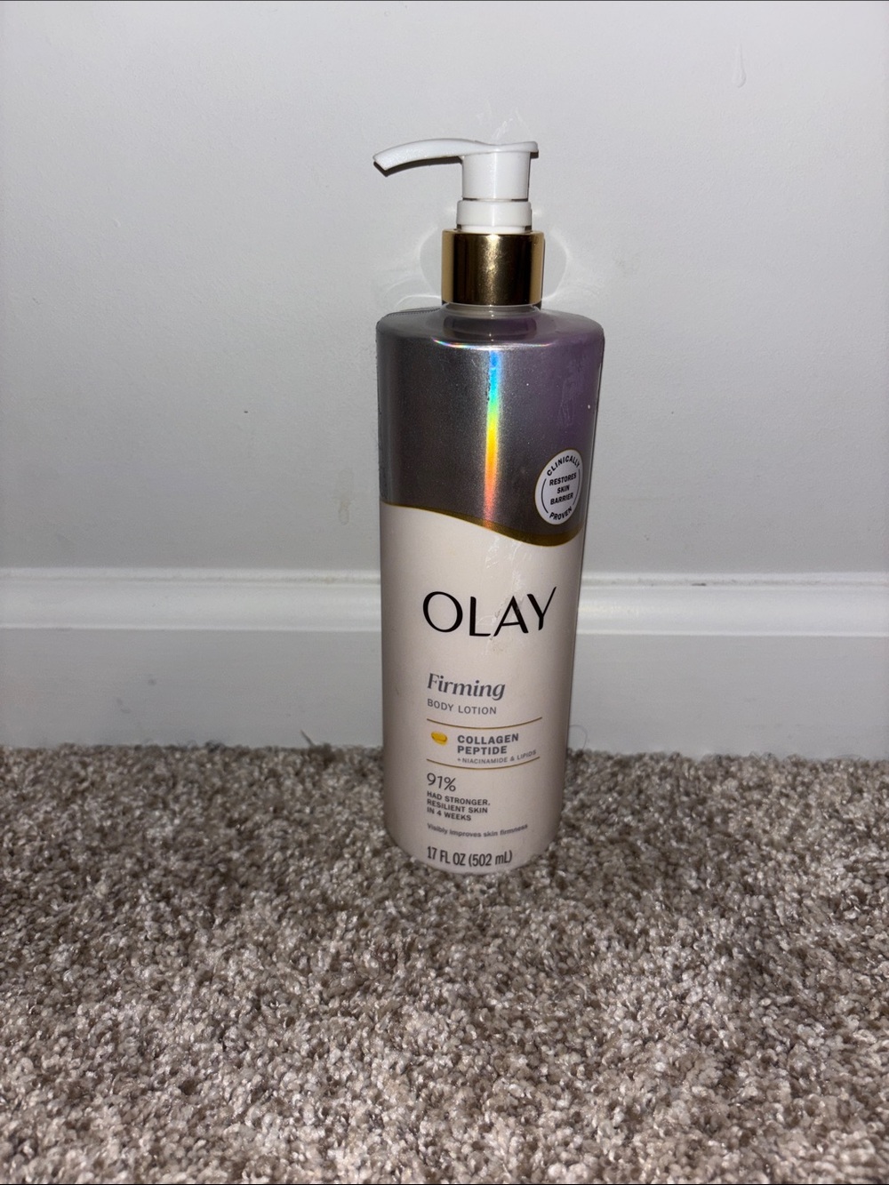 OLAY Firming Body Lotion - White, Gold, Iridescent Purple